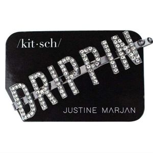 Kitsch × Justine Marjan Drippin Bobby Pin Accessory for Hair New With Ta…